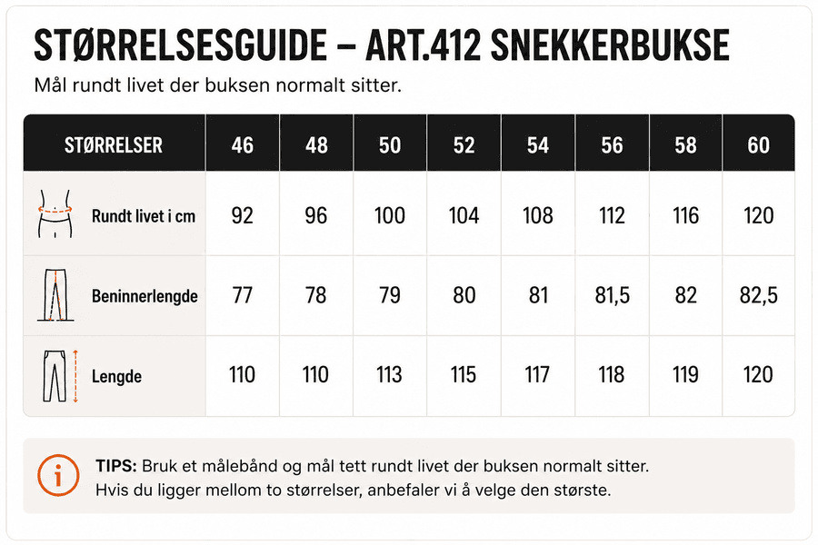 WD 412 SNEKKERBUKSE I SKINN, CE-GODKJENTE BESKYTTERE