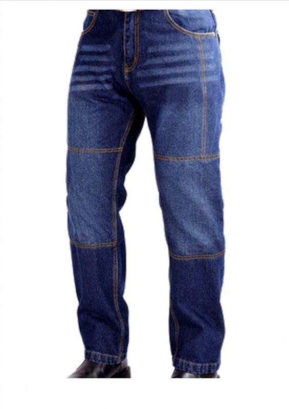 WD 208 BLÅ MC  BUKSE MED DUPONT® KEVLAR, CE.BESKYTTER