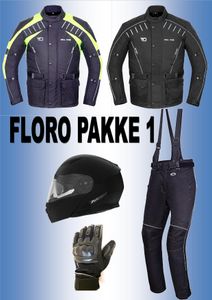 Hovedbilde  FLORO MC PAKKE 1: jakke,bukse,hjelm,hansker