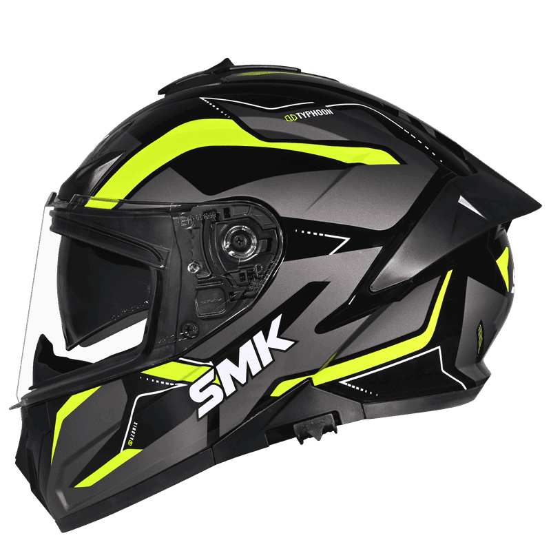    SMK TYPHOON AZONIX GUL, SERTIFISERING: ECE 22.06