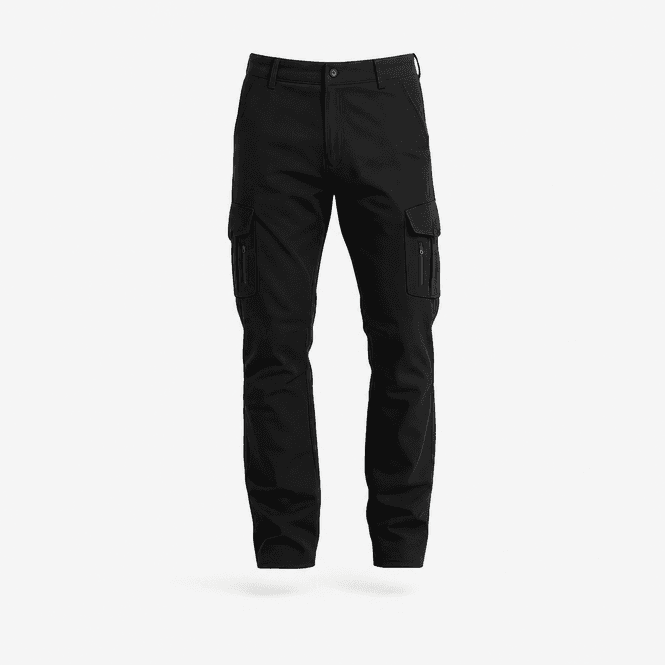 Hovedbilde WD 222 CARGO MC BUKSE SORT MED DUPONT® KEVLAR, CE-BESKYTTER KNÆR OG HOFTER