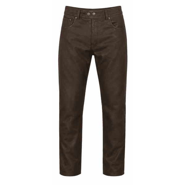 WD 414BR BRUN JEANS I NUBUCKSKINN STONE WASH